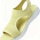 Breathable mesh platform sandals for women