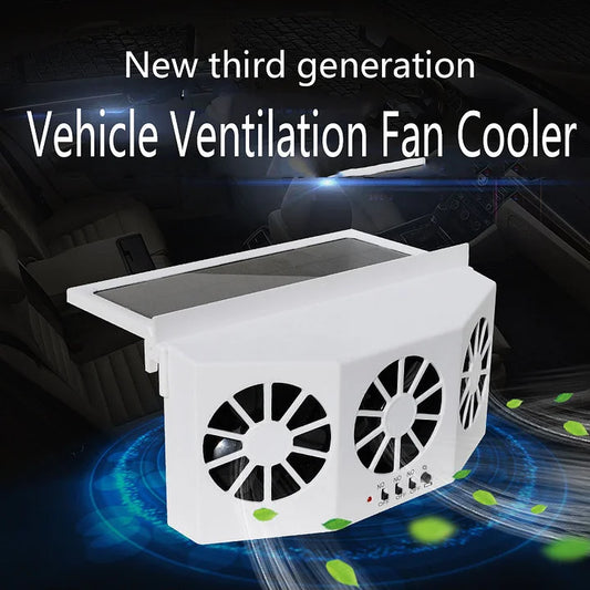 ✈️The New Solar Car Cooling Artifact [air circulation exhaust fan]