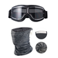🥽  🏍️ Vintage Helmet Goggles Motorcycle Goggles – UV Protection, Anti-Fog & Adjustable Strap 🛡️