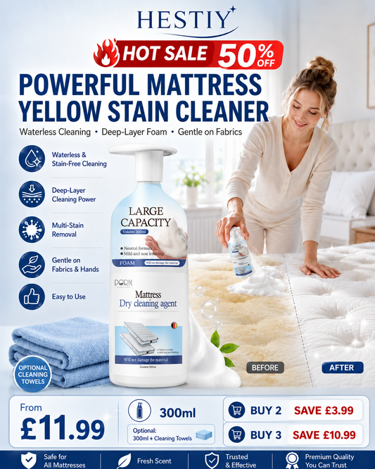 🎉Hot Sale 50% OFF🎉 Powerful Mattress Yellow Stain Cleaner