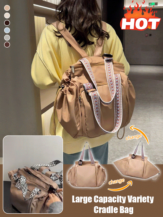 ⏰🔥FINAL DAY! 50% OFF! 👜 Transformable Cradle Bag – Versatile Travel & Storage Solution, Foldable & Lightweight ✨✈️