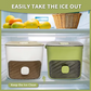 🥳2026 HOT SALE🥳💞50K+ SOLD!💥🥤🧊 Ice Cube Maker with Storage – 48 cubes at once, leak‑proof lid. Stackable, saves space. Includes ice scoop & tong. A summer essential. 🏖️✅