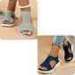 Breathable mesh platform sandals for women