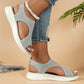 Breathable mesh platform sandals for women