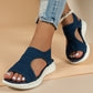 Breathable mesh platform sandals for women