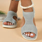Breathable mesh platform sandals for women