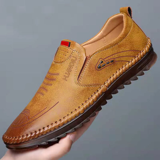 🔥Hot Sale 50% OFF⏳Breathable, Non-slip Leather Trainers For Men,Perfect Father's Day Gift