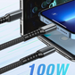 🔥2026 Hot Sale🔥Transparent Luminous 3-in-1 Super Fast Charging Cable