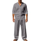 👔 LIMITED-TIME 50% OFF! ✨ Men’s Shirt & Pants Set – Casual, Breathable Linen, Relaxed Fit ✨