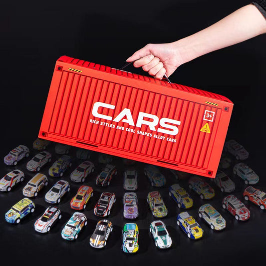 49% OFF🎁48 Mini Pull-Back Cars with Built-In Garage Set