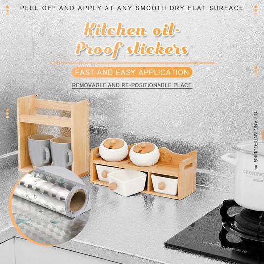 ⏰Kitchen Peel and Stick Wallpaper Backsplash Waterproof Kitchen Stickers
