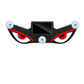 Solar Powered Devil's Eye LED Car Warning Light