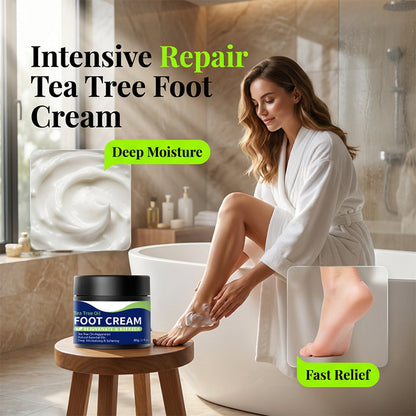 Tea Tree Oil Foot Cream for Dry Cracked Feet