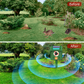 Solar Powered Infrared Sensor Ultrasonic Animal Repeller with Bursting Flashes