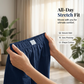 ⏳LAST DAY SALE 50% OFF !!📢Women's Casual Elastic Waist Wrap Skort
