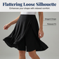 ⏳LAST DAY SALE 50% OFF !!📢Women's Casual Elastic Waist Wrap Skort