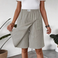 ⏳LAST DAY SALE 50% OFF !!📢Women's Casual Elastic Waist Wrap Skort