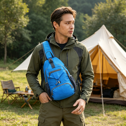 ⏰🔥LIMITED TIME 50% OFF!🔥50K+ SOLD!🎒Men's Outdoor Sling Crossbody Bag – Multi-Pocket, Water-Resistant, Breathable Back 🌦️