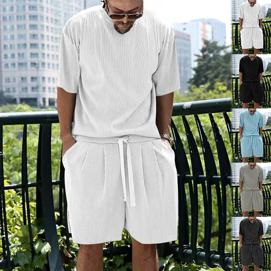 🔥New Arrivals & Special Offers-Men's Casual Cool Two-Piece Set