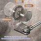 Retractable Suction Cup Towel Bar & Wall-mounted to save space