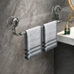 Retractable Suction Cup Towel Bar & Wall-mounted to save space