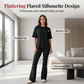 Women's Short Sleeve Top and Long Pants Set
