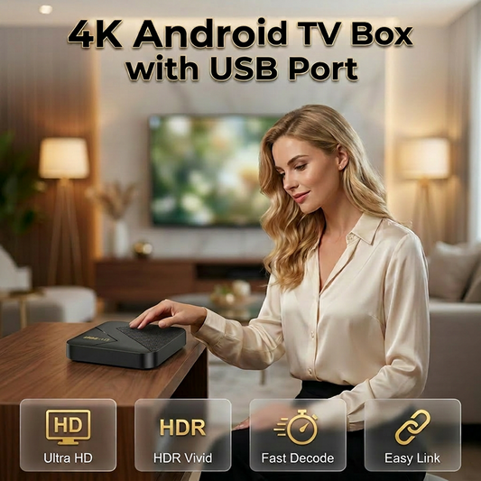 🔥📺 Big Promotion!⏳Android TV Box with Bluetooth🎁Father's Day Gifts