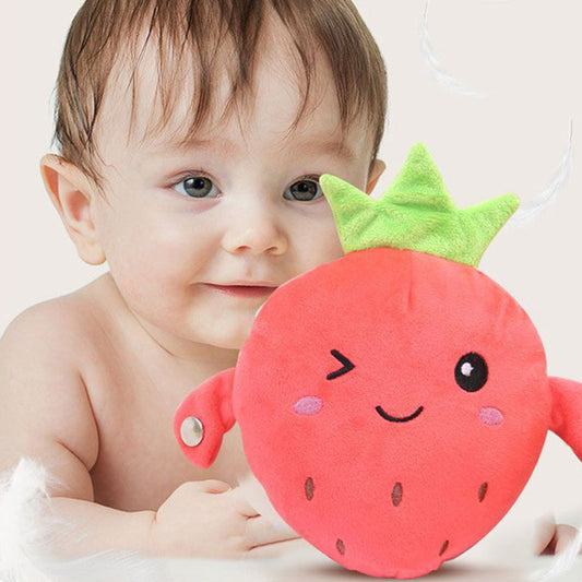 Musical Fruit Plush Toy Interactive Rhythm Sound Toy Strawberry Banana Carrot Electronic Educational Toy for Kids Parent-Child Play – Buy 2 Get 1 Free