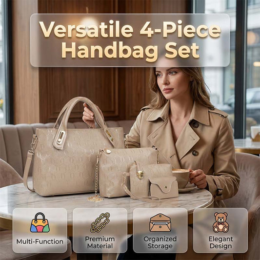 🔥Limited-time offer✨Women's Multifunctional 4-in-1 Leather Handbag