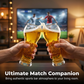⚽🏆 Creative Hercules Football Beer Glass, World Cup Style Glass Cup, Trendy Bar Drinkware, Perfect Father's Day Gift 🎁🍺